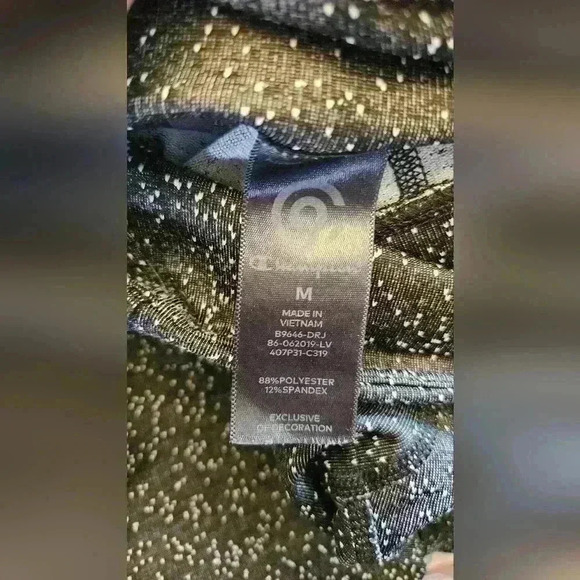 Champion Women's Full Length Compression‎ Leggings Medium Black & White Ombre - Picture 6 of 6